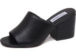 F1050 Sandalo Donna Black Steve Madden Dalis Scarpe Leather Shoe Woman