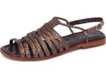 1972J Sandalo Donna Brown/Bronze Pons Quintana Emy Braided Shoe Woman