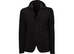6965J Giacca Uomo Messagerie Black Viscose/Wool Detachable Hood Jacket Man