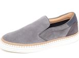 F6114 Sneaker Uomo Grey Hogan R260 Scarpe Suede Slip On Shoe Man