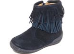 F7356 Stivale Bimba Girl Baby Naturino Vintage Blue Suede Shoe Boot