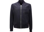 8752AC Giubbotto Uomo Paolo Pecora Blue Wool Blend Jacket Men