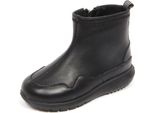 G4120 Stivaletto Bimba Girl Hogan Junior Black Leather Boots Kids