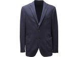 7130AD Giacca Uomo Lardini Blue Textured Cotone Jacket Man