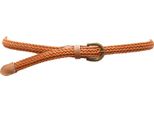 4604AG Cintura Intrecciata Donna Vicolo Light Brown Belt Woman