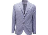 1775AG Giacca Uomo Bob Blue/White Pied De Poule Cotone Jacket Man