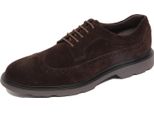 G4760 Scarpa Derby Uomo Hogan H393 Brown Suede Shoes Man