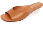 G5150 Sandalo Donna Tod's Brown Leather Sandals Woman