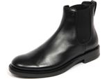 H2714 Beatles Uomo Tod's Man Leather Chelsea Boots Black