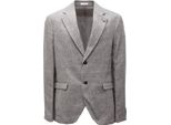 7145AH Giacca Uomo Officina 36 Black/ White Linen/Cotone Jacket Man