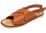 H3260 Sandalo Donna Roberto Festa Woman Leather Sandals Brown