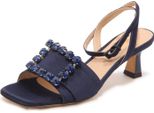 N3024 Sandalo Donna Roberto Festa Peach Woman Satin Sandal
