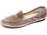 D5314 Mocassino Donna Taupe Windsor Smith Velvet Loafer Woman