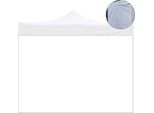 Telo Laterale 3X2Mt Bianco Impermeabile Ricambio Per Gazebo Richiudibile 3X3Mt