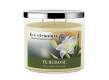 Candela Profumata Five Elements Tuberose, 420 G, Tre Stoppini