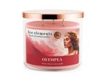 Candela Profumata Five Elements Olympea, 420 G, 3 Stoppini