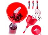 Imbuto Di Riempimento Kadax Con Setaccio E Valvola Di Rincalzo, Imbuto Di Riempimento Semiautomatico In Plastica, Imbuto Per Il Riempimento Preciso Di Vino, Liquori E Succhi Di Frutta In Bottiglie