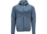 Felpa Con Cappuccio E Zip Blu Pietra, Taglia 4XL Mascot 22603-681-85