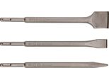 Bosch - Set Di Scalpelli - Per Calcestruzzo, Muratura, Granito - Piatto, Punta, Vanga - 3 Pezzi - Sds-Plus - Lunghezza: 250 Mm
