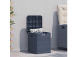 Vidaxl Contenitore Da Giardino 90 L Antracite