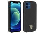 Guess Guhcp12Svsatmlbk Custodia Rigida Saffiano Per Iphone12 Mini 5,4 Czarny/Nero