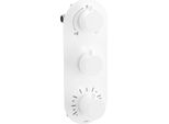 Mexen Kai Miscelatore Termostatico Per Vasca-Doccia A 3 Uscite, Bianco - 77603-20