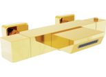 Mexen Cube Rubinetto Termostatico Per Vasca, Dorato - 77360-50