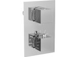 Mexen Cube Miscelatore Termostatico Vasca-Doccia A 2 Uscite, Cromo - 77502-00