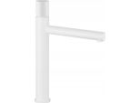 Mexen Elba One Rubinetto Lavabo Alto, Bianco - 74111-20