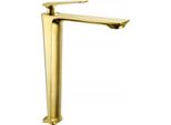Mexen Ares Rubinetto Da Lavabo Alto, Oro - 744110-50
