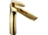 Mexen Lily Rubinetto Alto Per Lavabo, Dorato - 73610-50