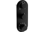 Mexen Kai Miscelatore Termostatico Vasca-Doccia A 3 Vie, Nero - 77603-70