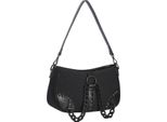 Banned Alternative Shoulder Bag Earthworm Chain Handbag Biker Chain Rivets