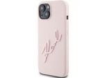 Karl Lagerfeld Klhcp15Ssksbmcp Iphone 15 / 14 / 13 6.1 RóżOwy/Pink Hardcase Silicone Karl Script