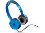 Music Sound | Cuffie Con Cavo Over Ear Basic | Cuffie On-Ear Archetto Pieghevole Con Cavo Antigroviglio Da 1,2 M E Microfono Integrato - Connessione Jack Da 3,5 Mm - Colore Blu