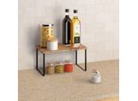 Metaltex 350808000 York Lava Portaspezie Con 1 Ripiano