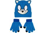 Set Sonic 2 Pezzi Blu Scuro Taglia Unica Disney