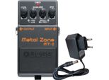 Boss MT-2 Metal Zone Pedale Di Distorsione Con Alimentatore