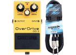 Pedale Boss OD-3 Overdrive Con Cavo Per Chitarra Da 3 M