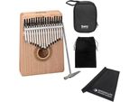Sela SE245 Kalimba Mahagoni 17 Mit Mikrofasertuch
