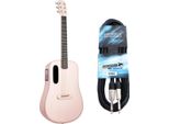 Lava Music Guitar Me 4 36 Pollici Rosa Con Cavo