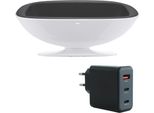 Lava Music Stazione Di Ricarica Space Charger 36 Grigio Con Adattatore Di Rete