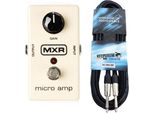 Mxr M133 Micro Amp Booster Pedale Con Cavo