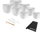 Meinl Sonic Energy Csbsetcha Set Di Ciotole Di Cristallo Per Il Canto Dei Chakra Inkl SchläGel E Tuch