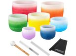 Set Di Ciotole Per Canto Sela Seccu Chakra 432 Hz Con Panno