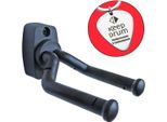 Keepdrum Supporto Universale Da Parete Per Chitarra E Basso Con Portachiavi Per Plettro