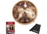 Patera Handpan HPDM-10 D-Kurd Compatto In Acciaio Inox Con Manuale