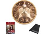 Patera Handpan HPDM-12 D-Kurd Compatto In Acciaio Inox Con Manuale