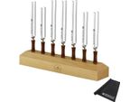 Set Di Diapason Meinl Sonic Energy Chakra 7 Pezzi Con Panno In Microfibra