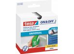 Tesa On&Off Nastro Universale Con Gancio E Anello Bianco 2,5 M 20 Mm